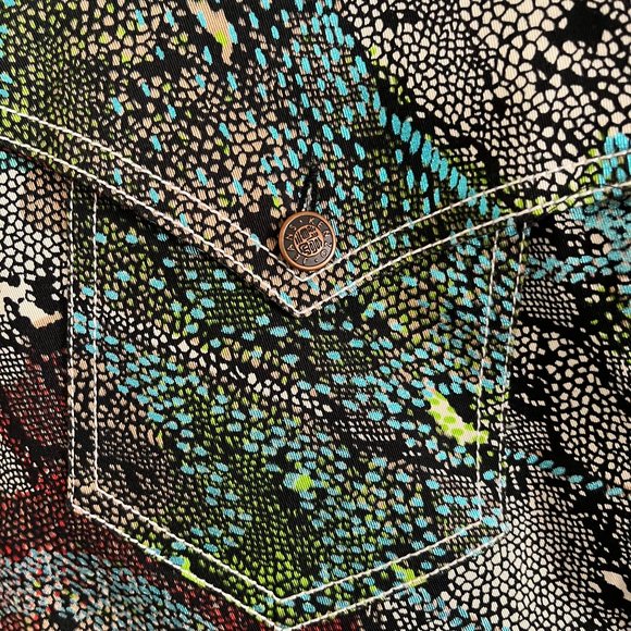 Kenzo Multicolor Abstract Print Skirt - Picture 3 of 9